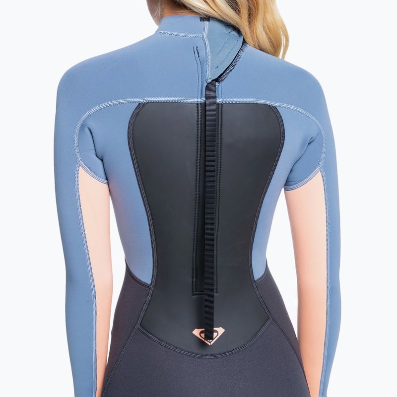 Pianka do pływania damska ROXY 4/3 mm Prologue Back Zip GBS cloud black/ powderdgrey/ sunglow 3