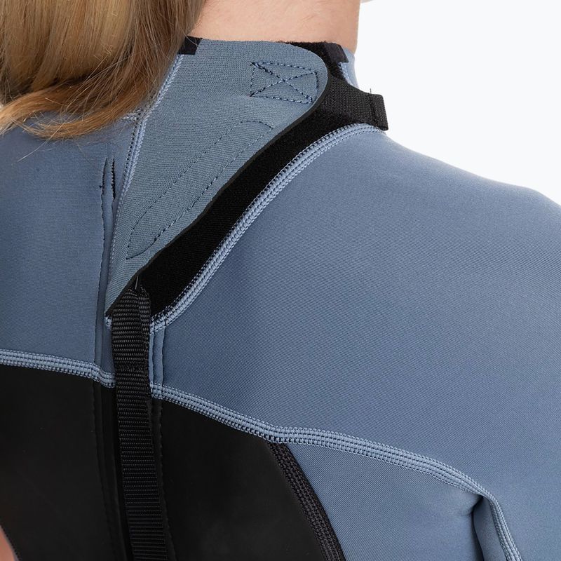 Pianka do pływania dziecięca ROXY 4/3 mm Prologue Back Zip GBS cloud black/ powderdgrey/sunglow 7