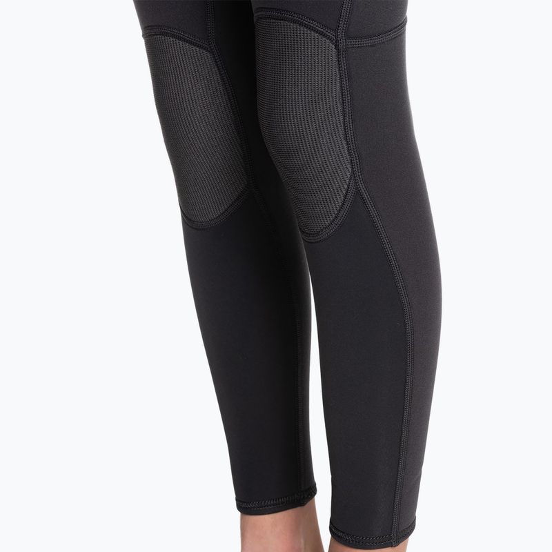 Pianka do pływania dziecięca ROXY 4/3 mm Prologue Back Zip GBS cloud black/ powderdgrey/sunglow 3