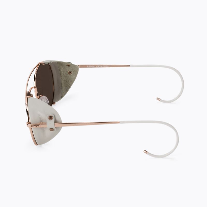Okulary przeciwsłoneczne damskie ROXY Blizzard shiny rose gold/white/ml sup pi 4