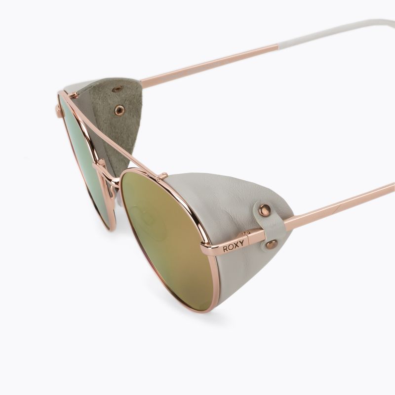 Okulary przeciwsłoneczne damskie ROXY Blizzard shiny rose gold/white/ml sup pi 5