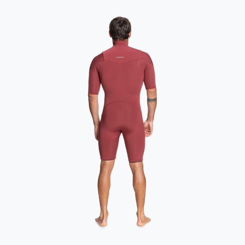 Pianka do pływania męska Quiksilver Everyday Sessions 2/2 mm Chest Zip oxblood red 4