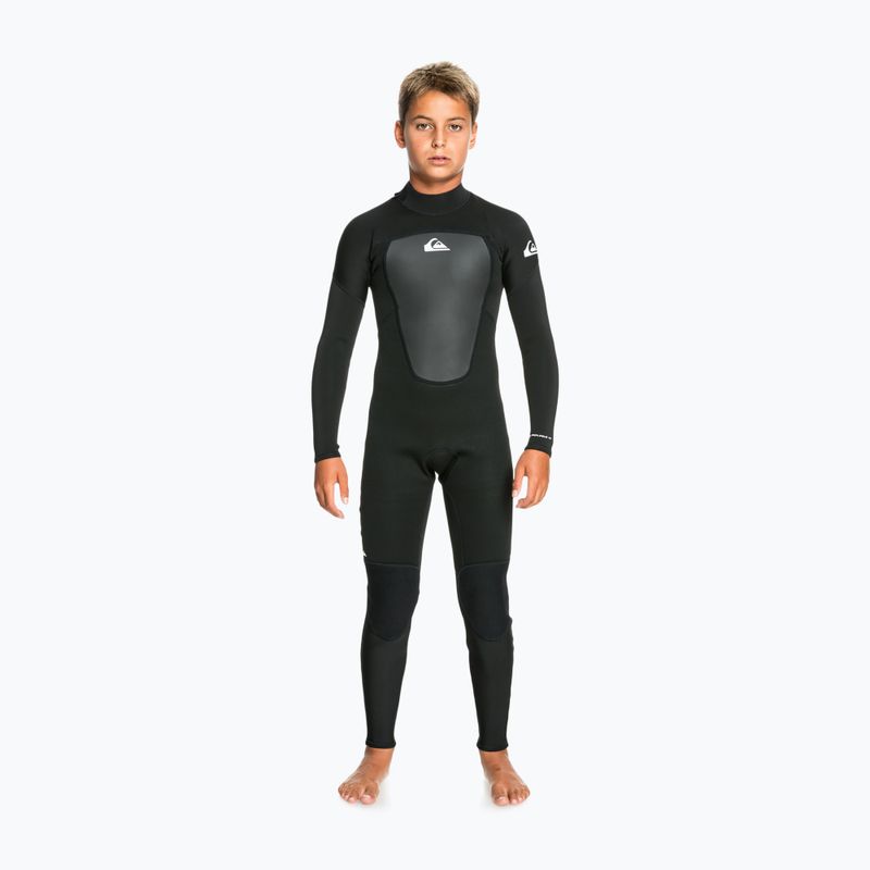 Pianka do pływania dziecięca Quiksilver 3/2 mm Prologue Back Zip 2022 black