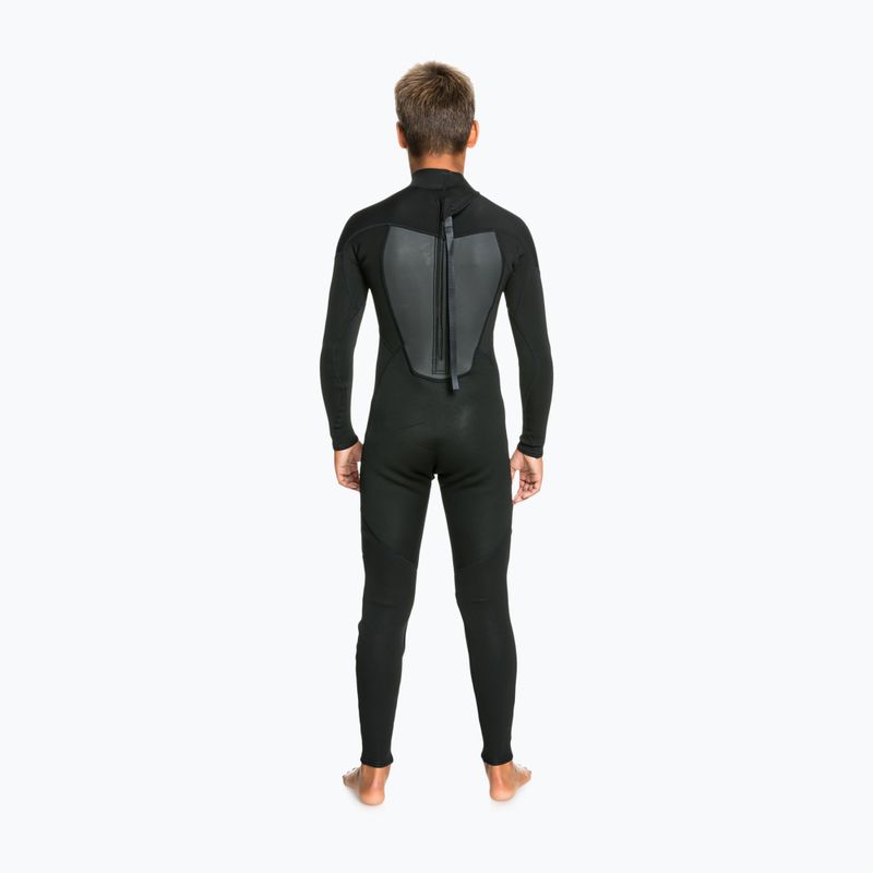 Pianka do pływania dziecięca Quiksilver 3/2 mm Prologue Back Zip 2022 black 6