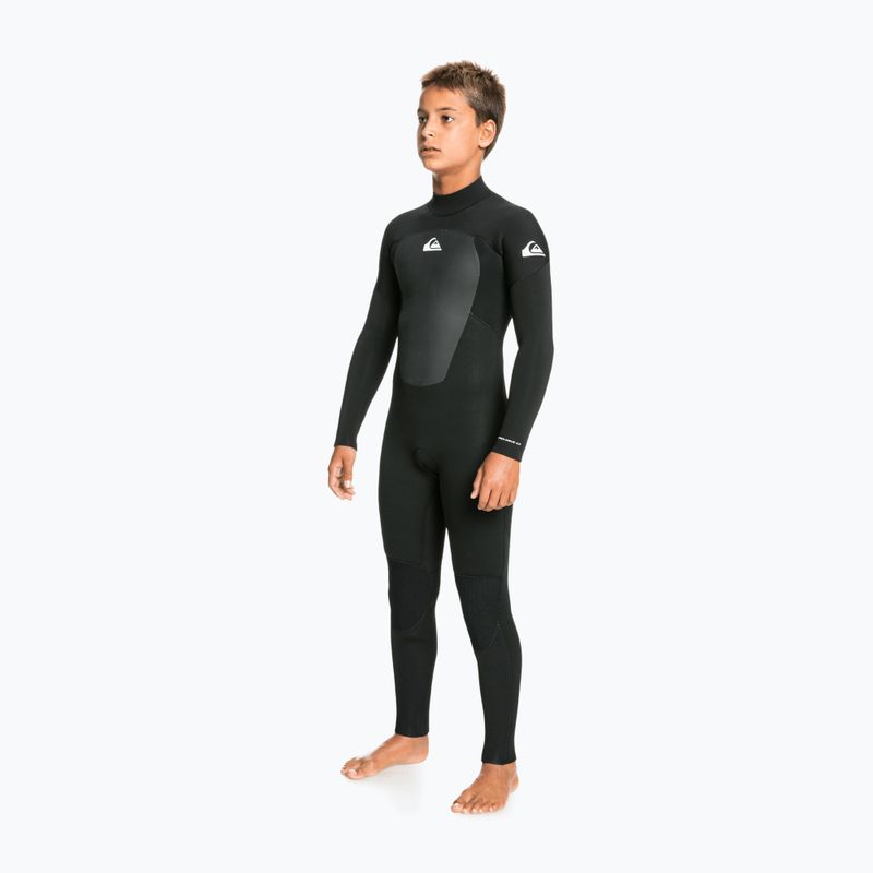 Pianka do pływania dziecięca Quiksilver 4/3 mm Prologue Back Zip 2022 black 7