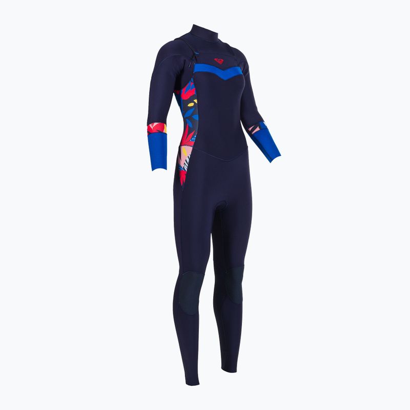 Pianka do pływania damska ROXY 4/3 mm Syncro Chest Zip GBS navy nights/yacht blue