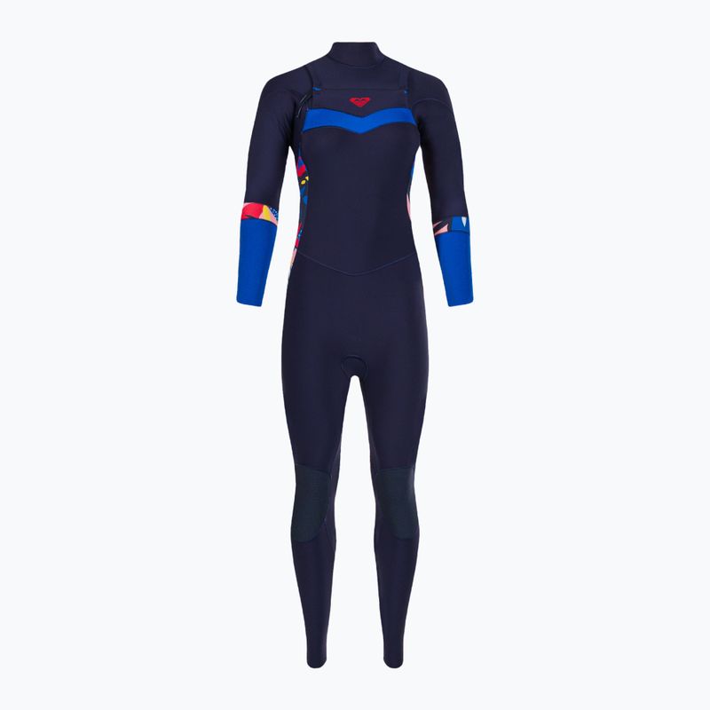 Pianka do pływania damska ROXY 4/3 mm Syncro Chest Zip GBS navy nights/yacht blue 2