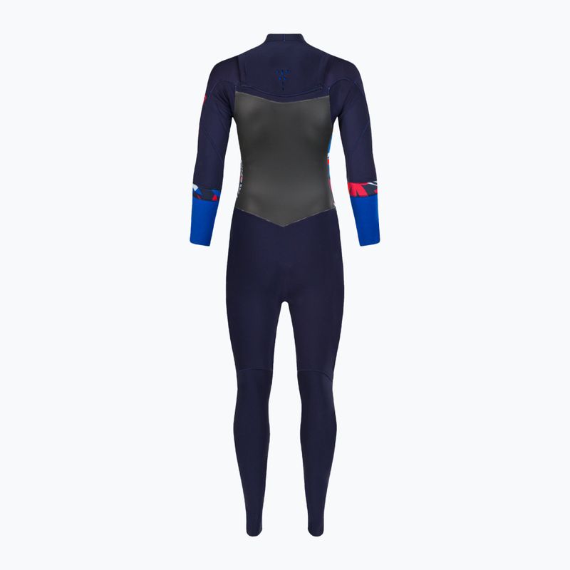 Pianka do pływania damska ROXY 4/3 mm Syncro Chest Zip GBS navy nights/yacht blue 3