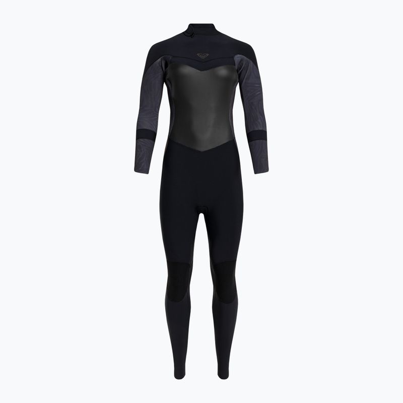 Pianka do pływania damska ROXY 4/3 mm Syncro Back Zip GBS jet/black 2