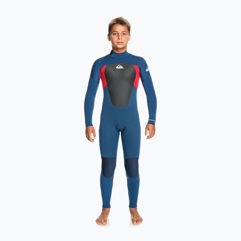 Pianka do pływania dziecięca Quiksilver 4/3 mm Prologue Back Zip insignia/high risk