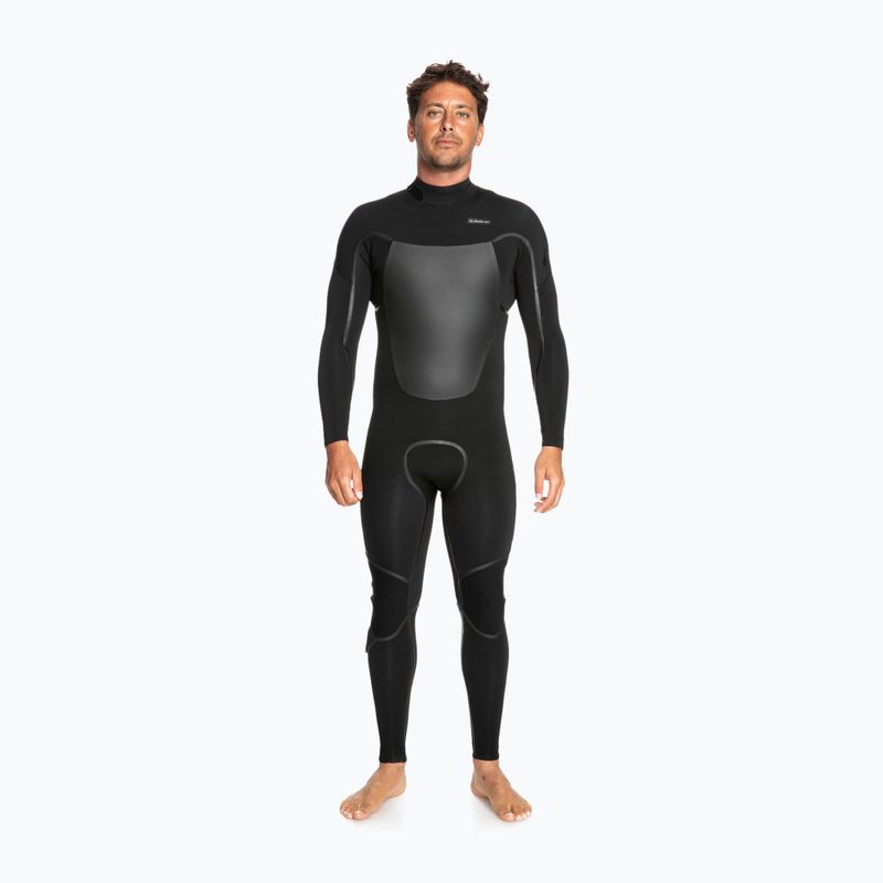 Pianka do pływania męska Quiksilver 3/2 mm Marathon Sessions Back Zip black