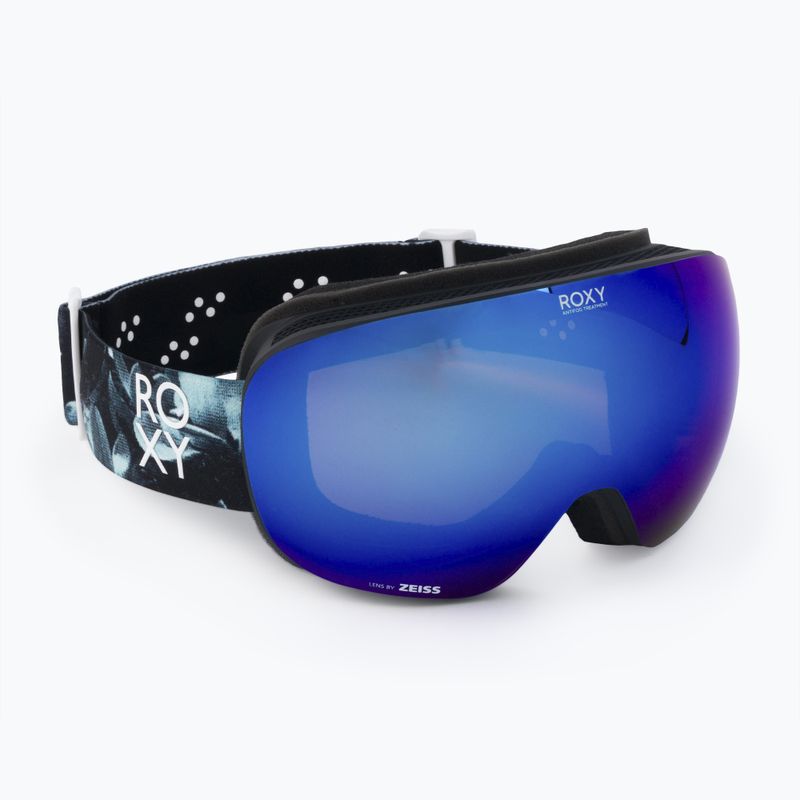 Gogle snowboardowe damskie ROXY Popscreen Cluxe true black akio/sonar ml revo blue