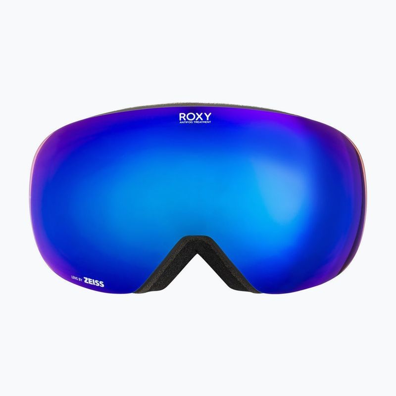 Gogle snowboardowe damskie ROXY Popscreen Cluxe true black akio/sonar ml revo blue 5