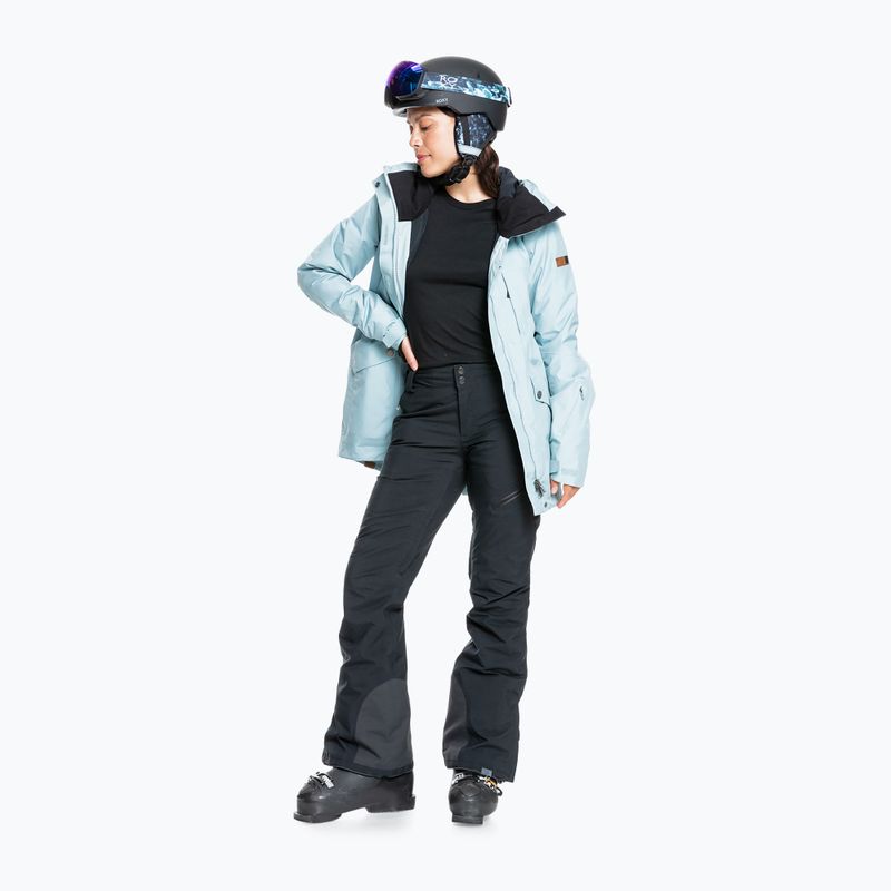 Gogle snowboardowe damskie ROXY Popscreen Cluxe true black akio/sonar ml revo blue 7