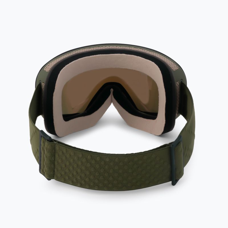 Gogle snowboardowe damskie ROXY Popscreen Cluxe burnt olive/sonar ml revo red 3