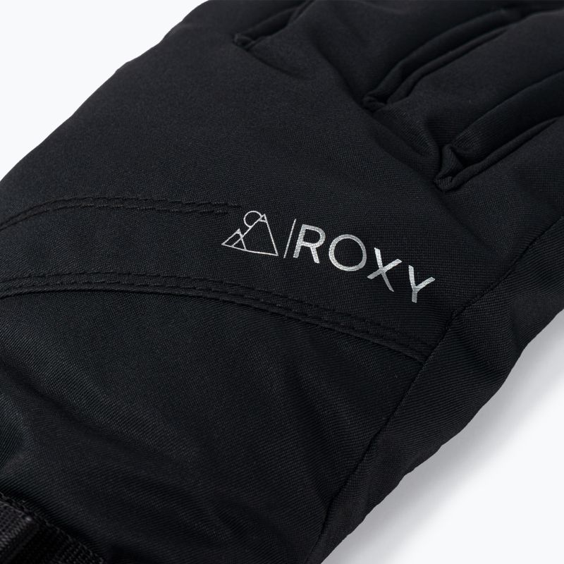Rękawice snowboardowe damskie ROXY Gore Tex Fizz true black 4