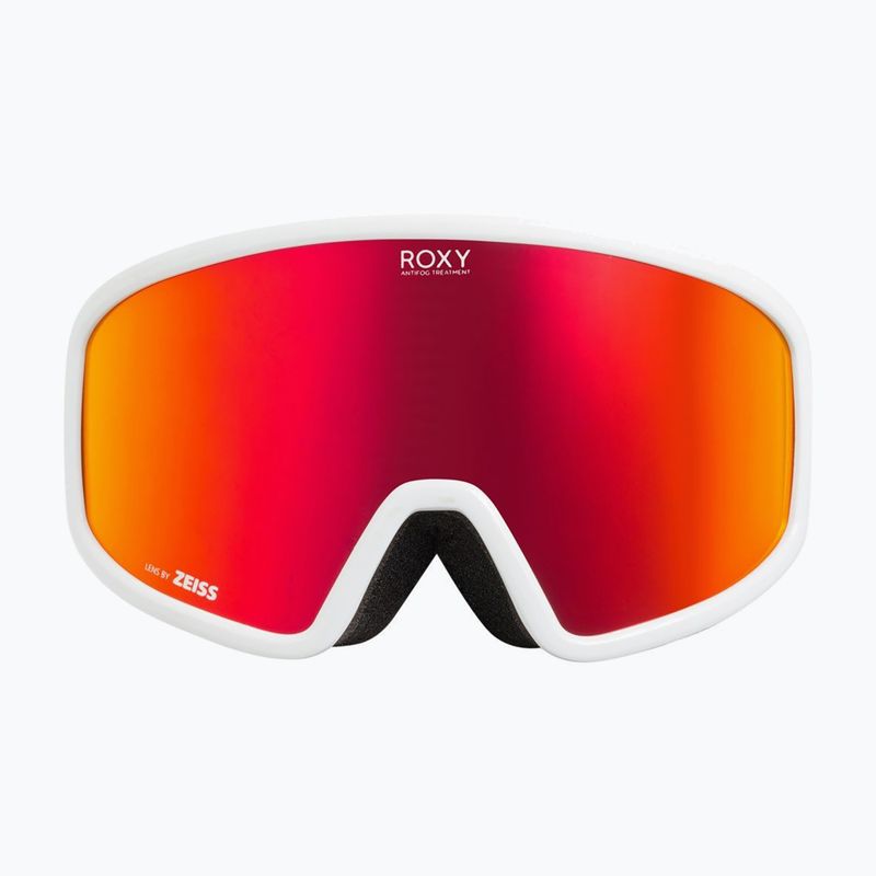 Gogle snowboardowe damskie ROXY Feenity Color Luxe bright white/sonar ml revo red 6