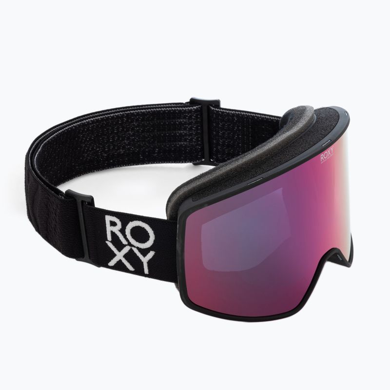 Gogle snowboardowe damskie ROXY Storm Women true black/amber rose ml rainbow