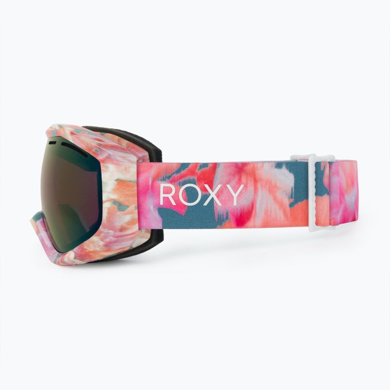 Gogle snowboardowe damskie ROXY Sunset ART stone blue jorja/amber rose ml blue 4