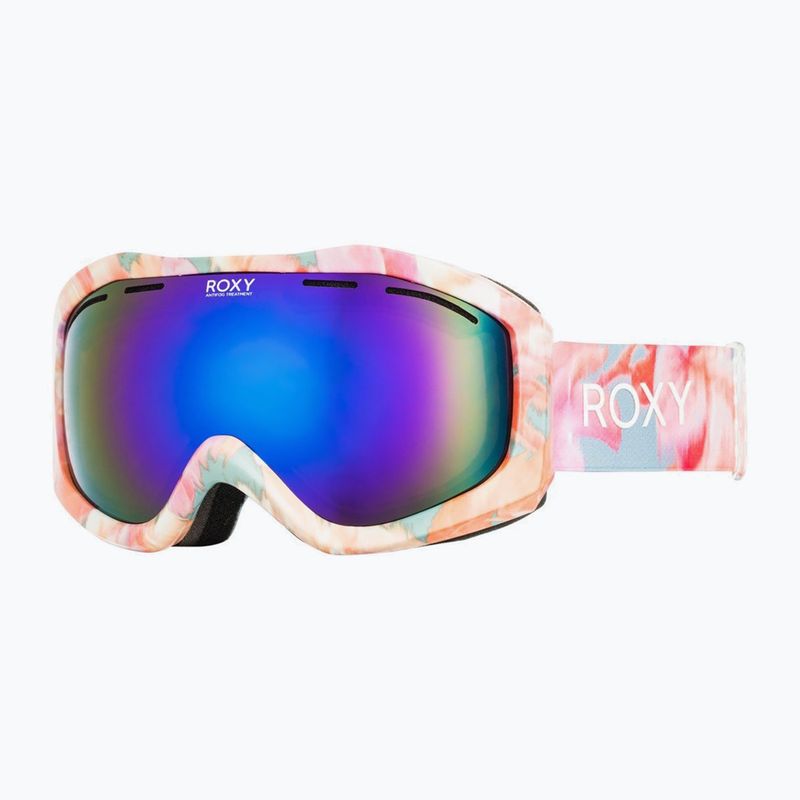 Gogle snowboardowe damskie ROXY Sunset ART stone blue jorja/amber rose ml blue 5