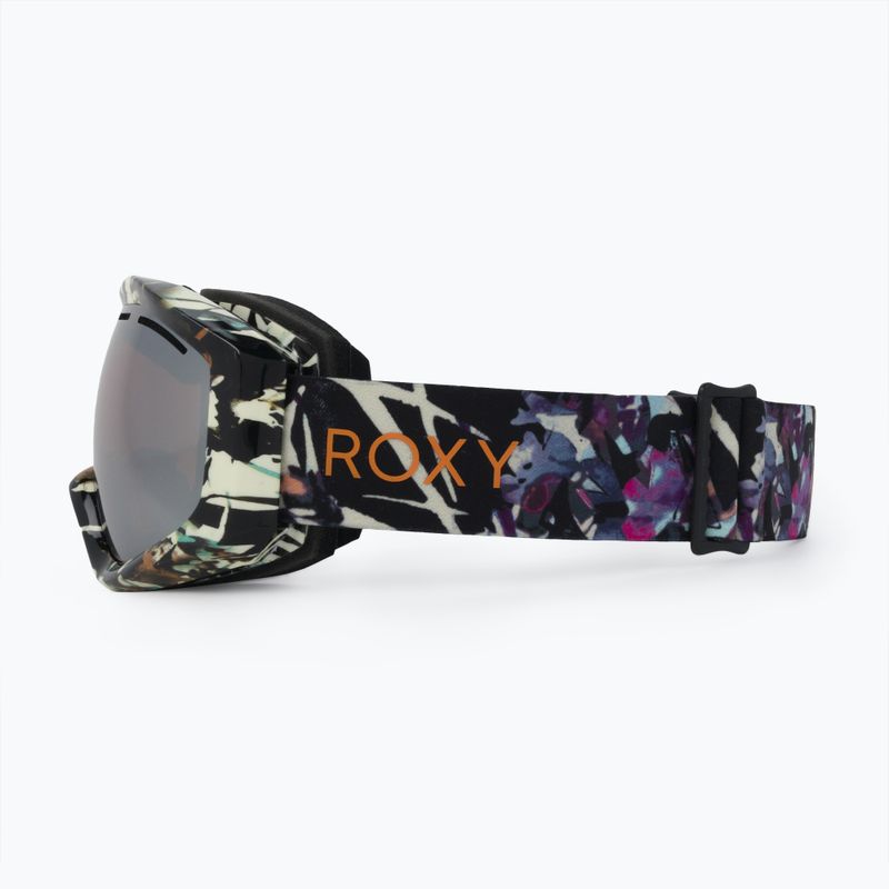 Gogle snowboardowe damskie ROXY Sunset ART true black superlights /amber rose ml super silver 4