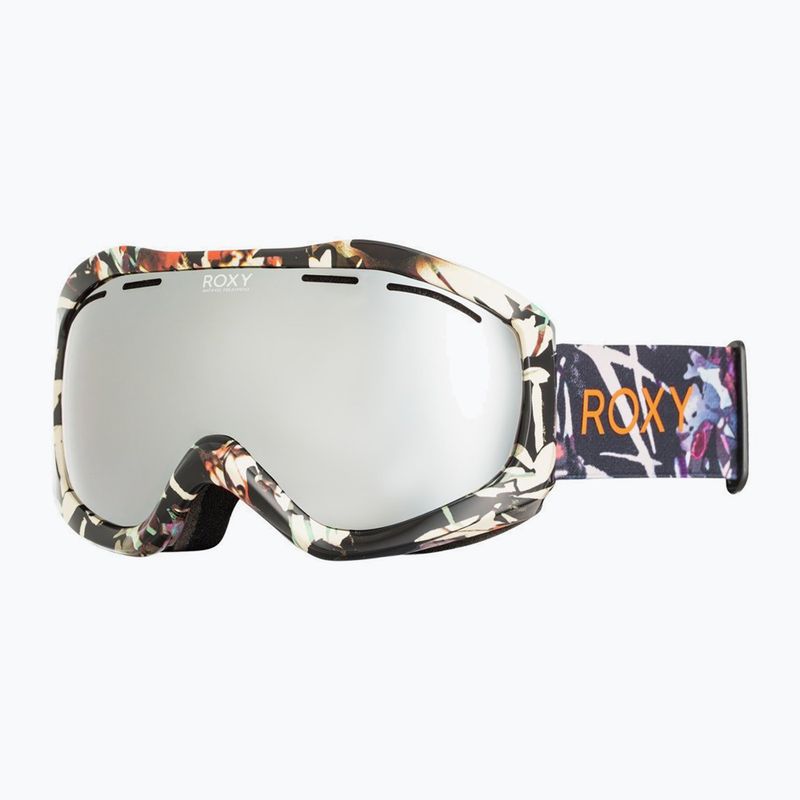 Gogle snowboardowe damskie ROXY Sunset ART true black superlights /amber rose ml super silver 5