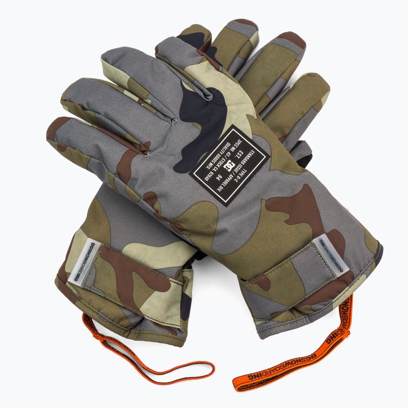 Rękawice snowboardowe męskie DC Franchise woodland/camo/castlerock 4