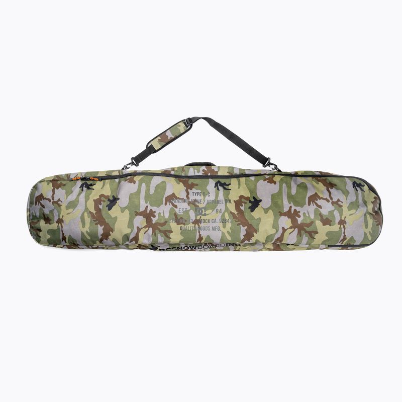 Pokrowiec na deskę snowboardową DC Layover Sleeve Bag woodland camo castlerock