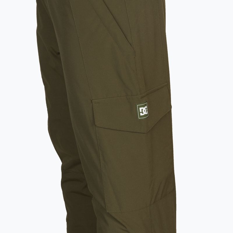 Spodnie snowboardowe męskie DC Nonchalant olive night 4