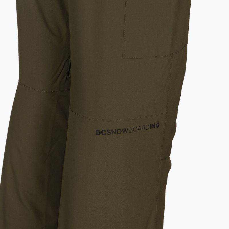Spodnie snowboardowe męskie DC Nonchalant olive night 5