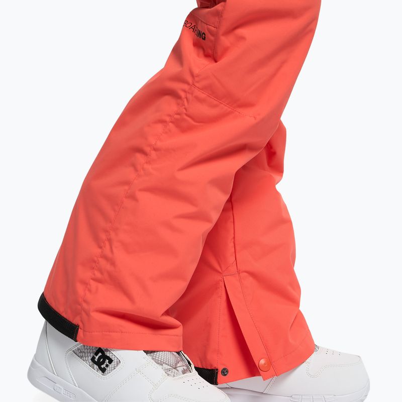 Spodnie snowboardowe damskie DC Nonchalant hot coral 6
