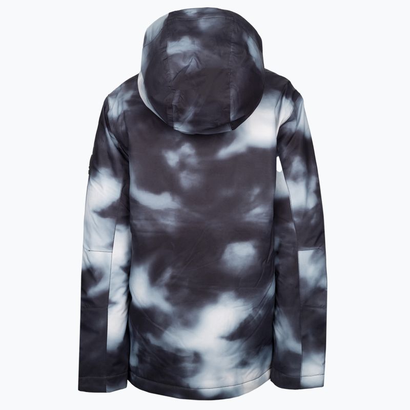 Kurtka snowboardowa dziecięca Quiksilver Mission Printed black particul 2