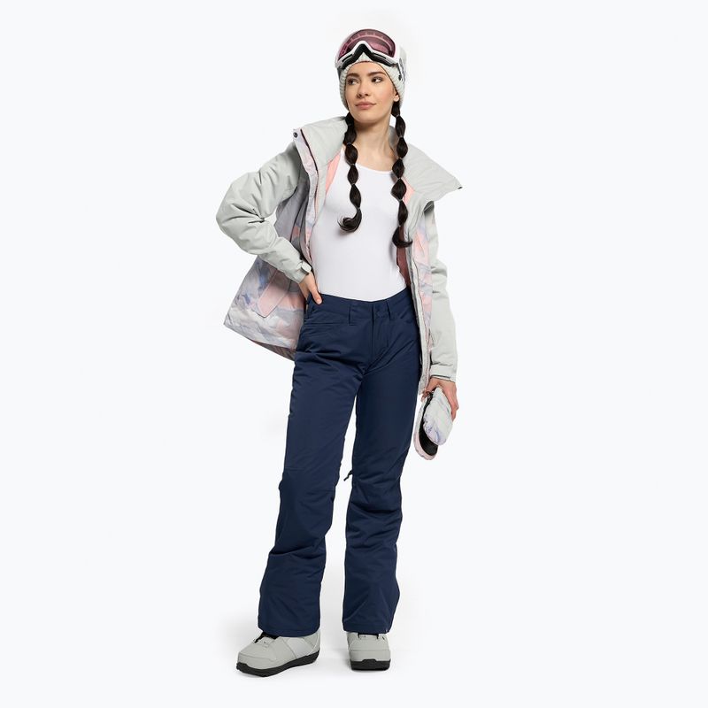 Spodnie snowboardowe damskie ROXY Backyard blue 2
