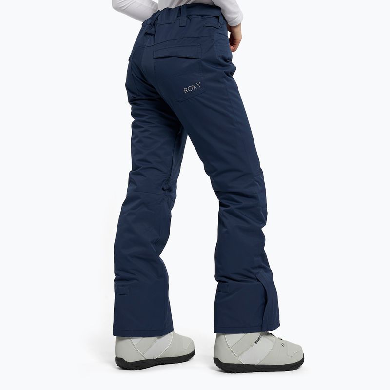 Spodnie snowboardowe damskie ROXY Backyard blue 3