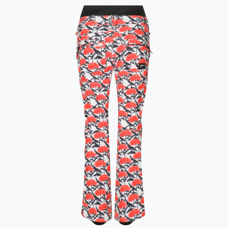 Spodnie snowboardowe damskie ROXY Rowley X ROXY High bright white/white red 9