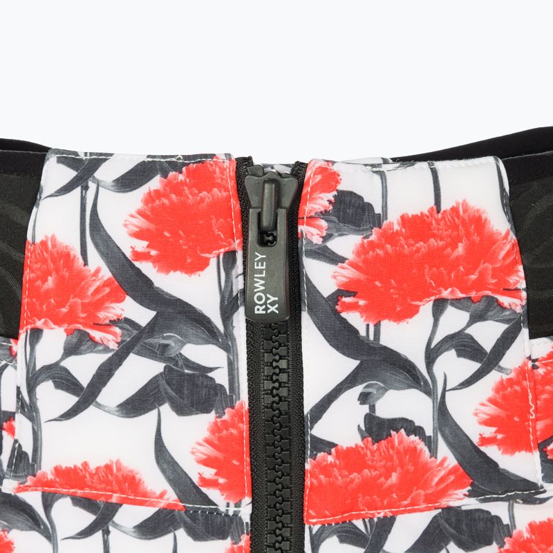 Spodnie snowboardowe damskie ROXY Rowley X ROXY High bright white/white red 10