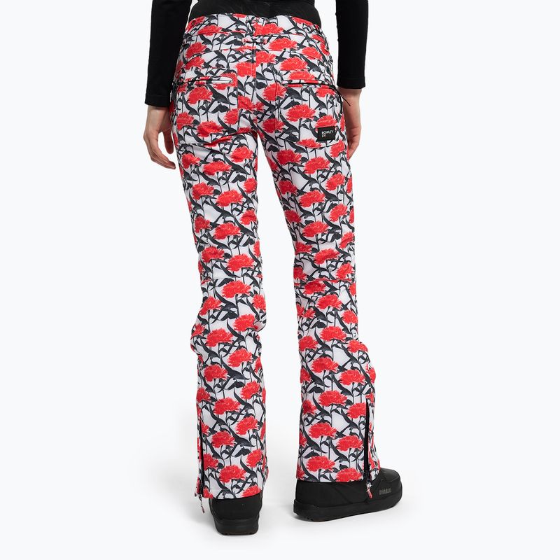 Spodnie snowboardowe damskie ROXY Rowley X ROXY High bright white/white red 4