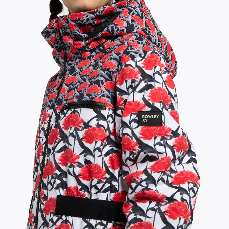 Kurtka snowboardowa damska ROXY Rowley X Ski Parka bright white/white red 6