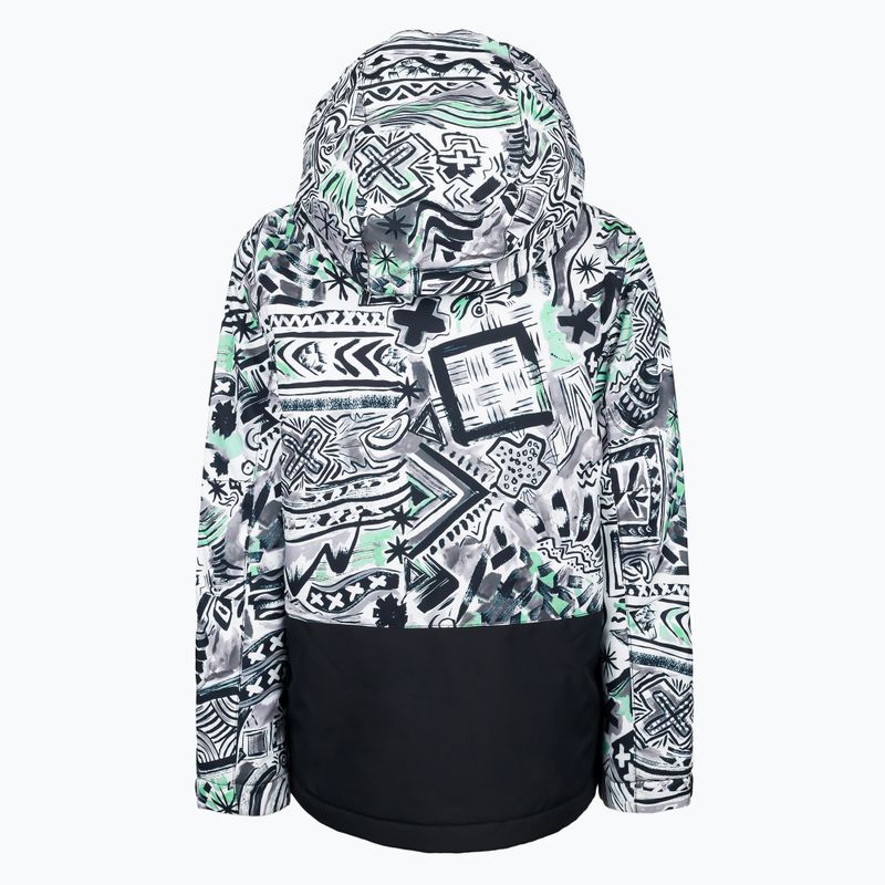 Kurtka snowboardowa dziecięca Quiksilver Mission Printed Block black 2