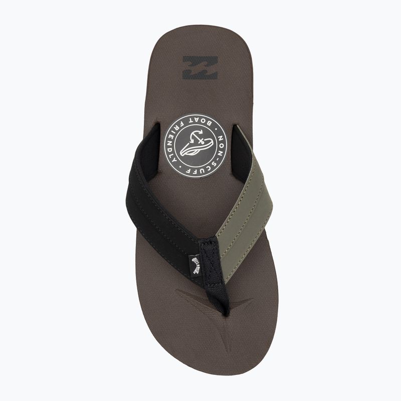Japonki męskie Billabong All Day Impact chocolate MFOT1BAD-CHO 5
