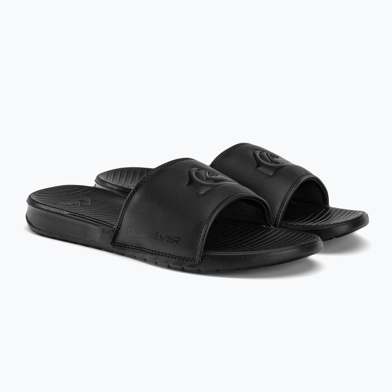 Klapki męskie Quiksilver Bright Coast Slide solid black 4