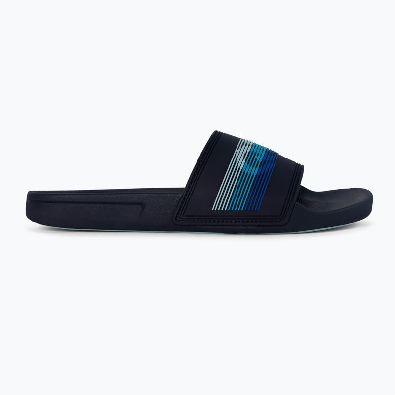 Klapki męskie Quiksilver Rivi Wordmark Slide blue/blue/blue 2