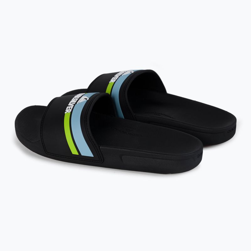 Klapki dziecięce Quiksilver Rivi Slide black/orange/blue 3