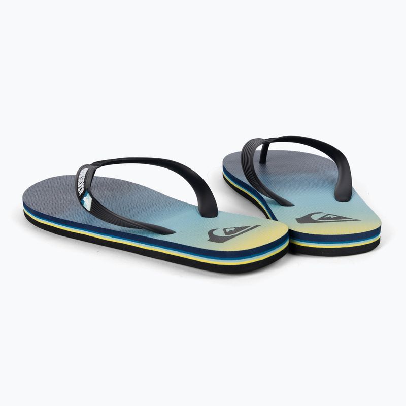 Japonki męskie Quiksilver Molokai New Wave black/blue/blue 3