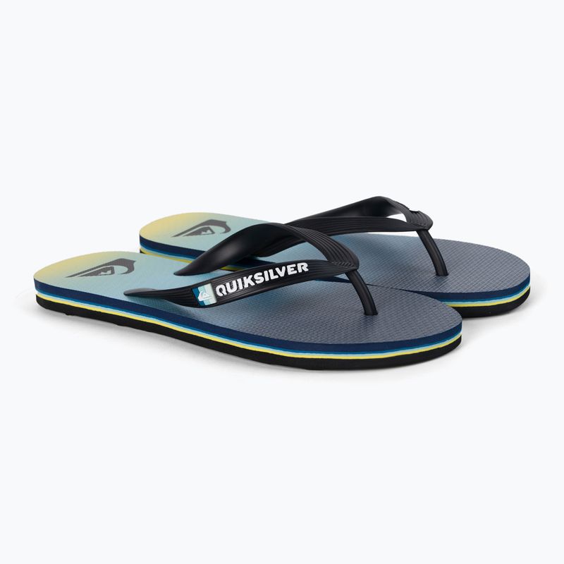 Japonki męskie Quiksilver Molokai New Wave black/blue/blue 5