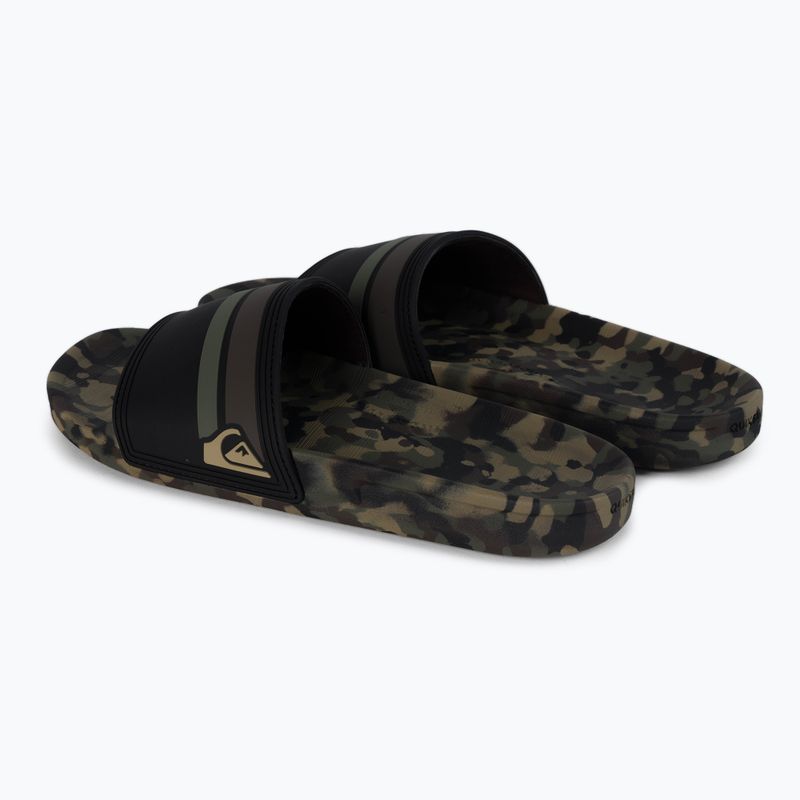 Klapki męskie Quiksilver Rivi Slide green 3