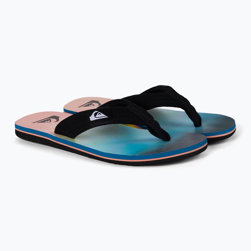 Japonki męskie Quiksilver Molokai Layback blue/blue/orange 5
