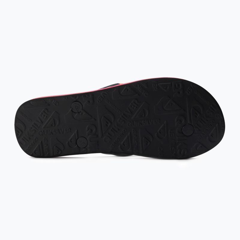 Japonki męskie Quiksilver Molokai Acid Drop black/orange/orange 4