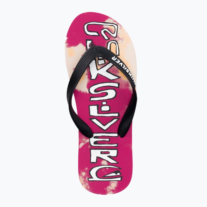 Japonki męskie Quiksilver Molokai Acid Drop black/orange/orange 6