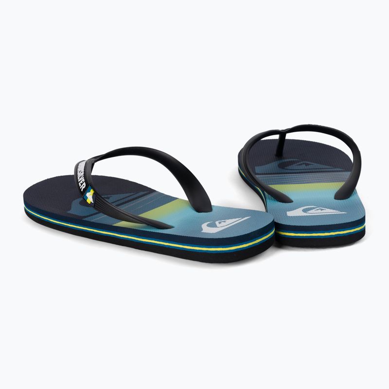 Japonki dziecięce Quiksilver Molokai Art blue 1 3